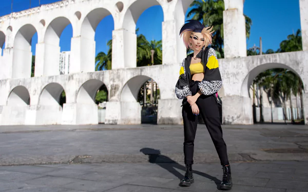 short hair Akali (League Of Legends) video game League Of Legends HD Desktop Wallpaper | Background Image