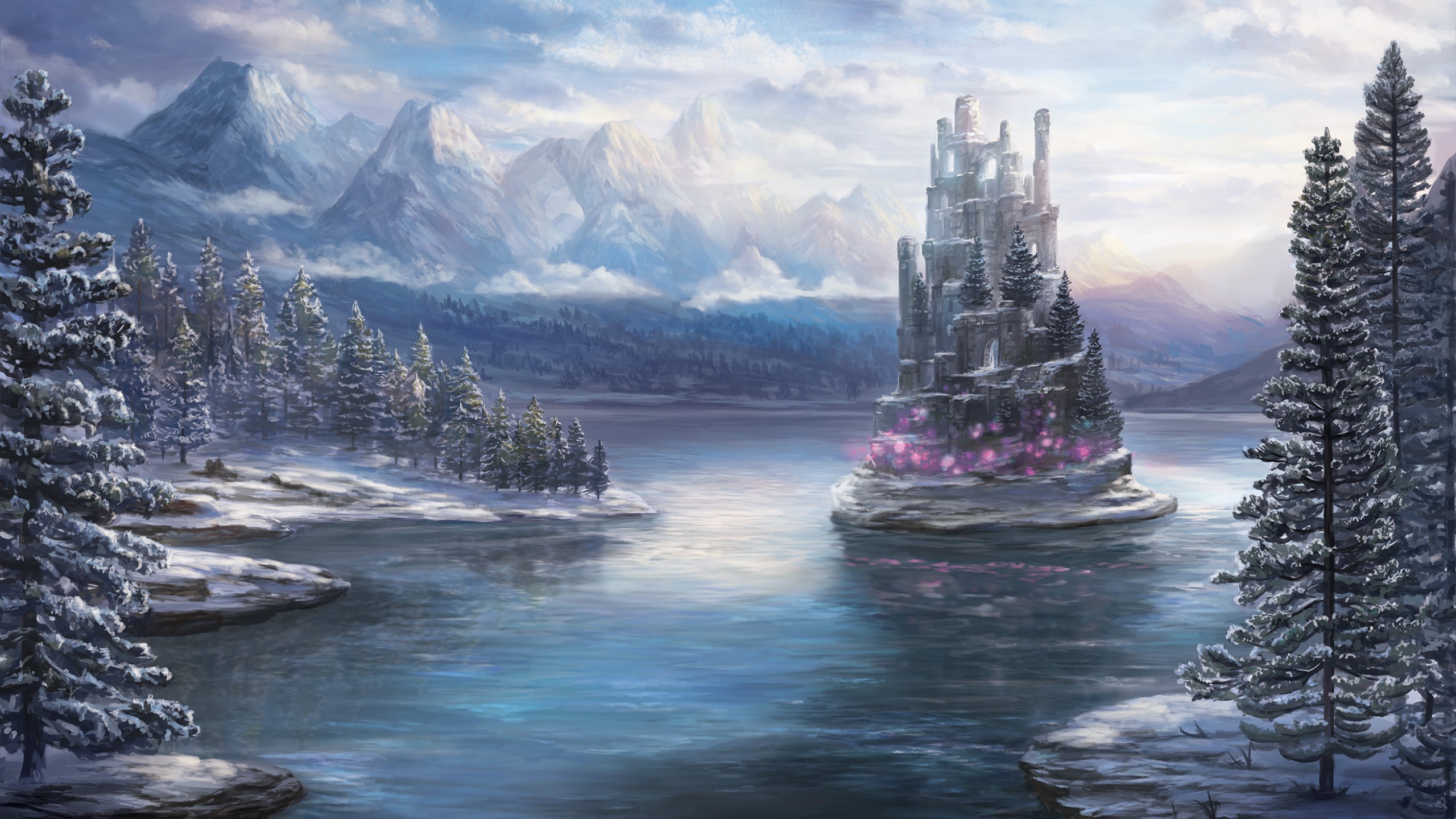 Fantasy Castle HD Wallpaper by Alayna Lemmer-Danner