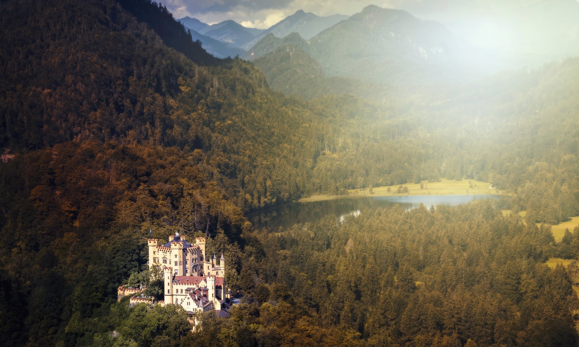 Download Castle Germany Bavaria Man Made Hohenschwangau Castle HD Wallpaper