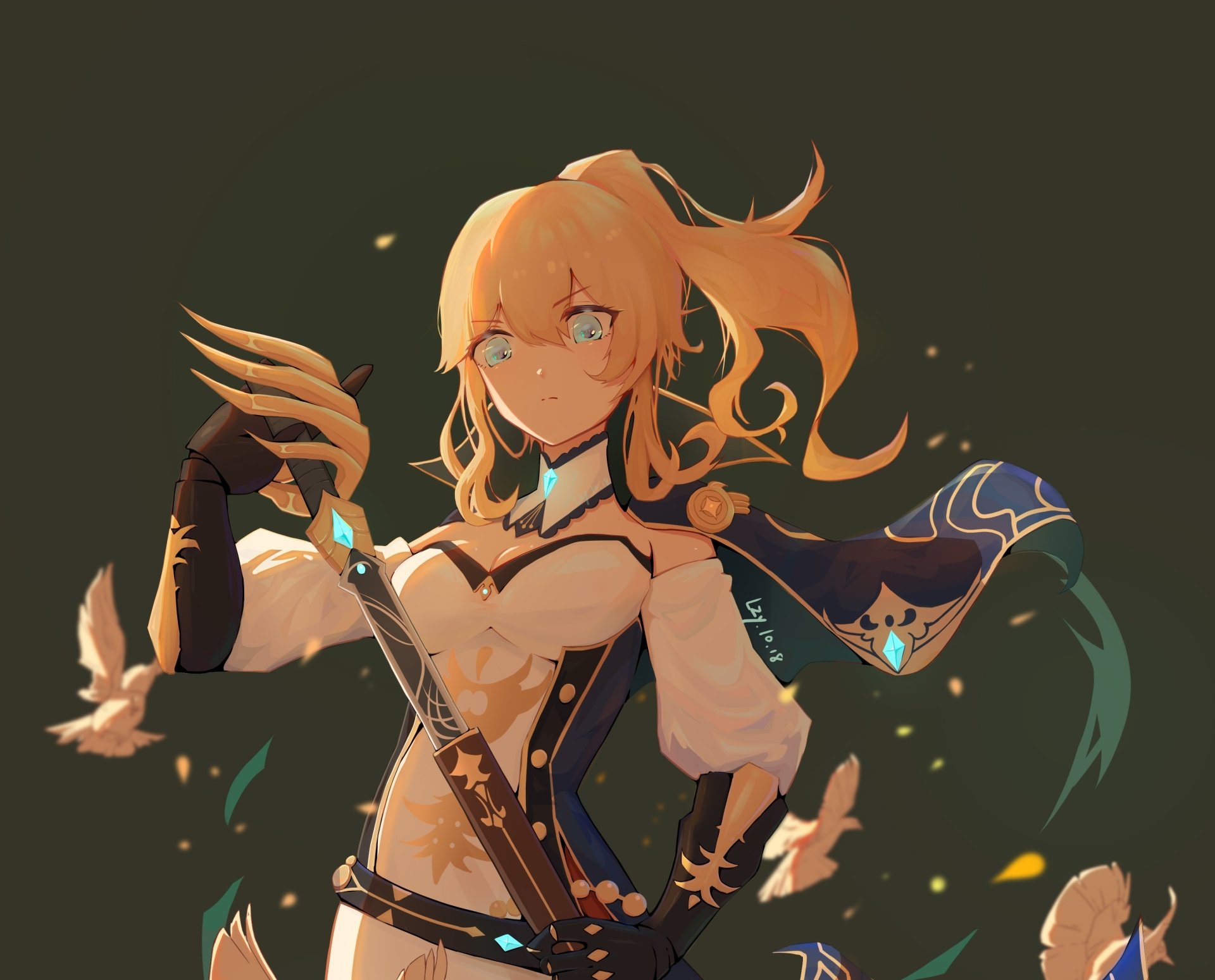 Download Jean (Genshin Impact) Video Game Genshin Impact HD Wallpaper by 懒狗LZY