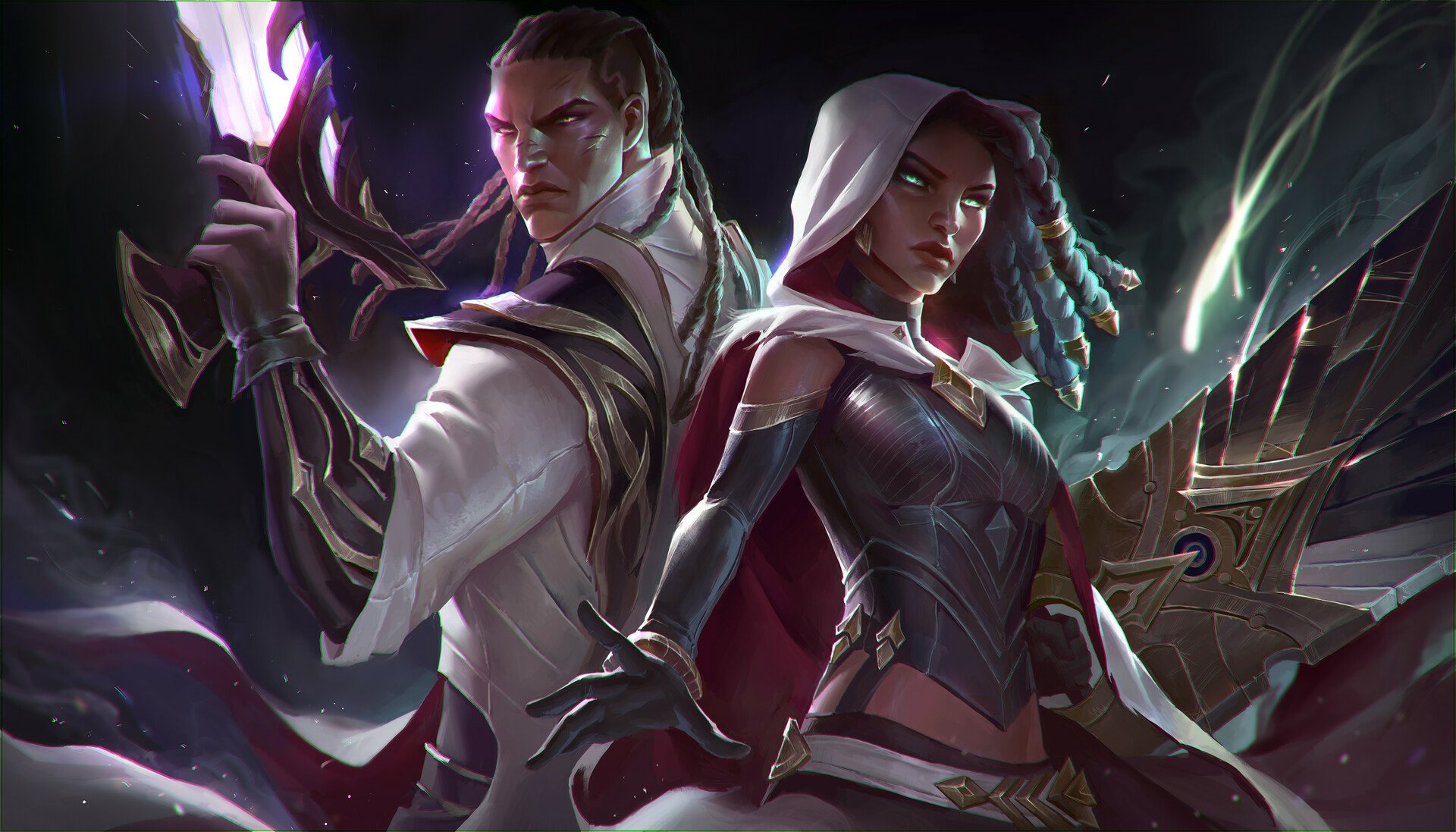 Senna, Lucian (League Of Legends) HD Wallpaper | Hintergrund | 1920x1097