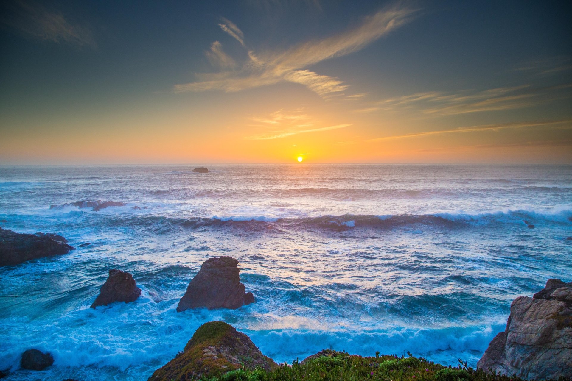 Download Sky Horizon Nature Ocean 4k Ultra HD Wallpaper | 5626x3750 ...