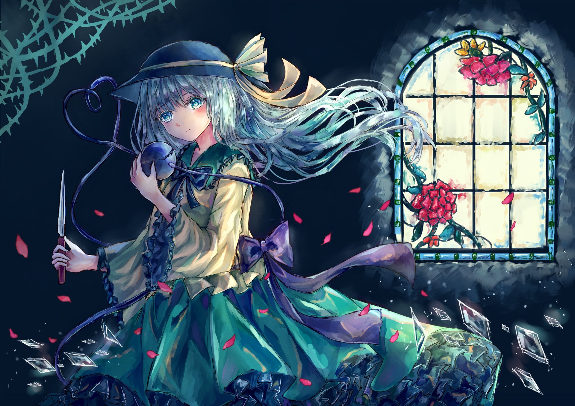 Download Koishi Komeiji Anime Touhou HD Wallpaper by すずしな綺雪