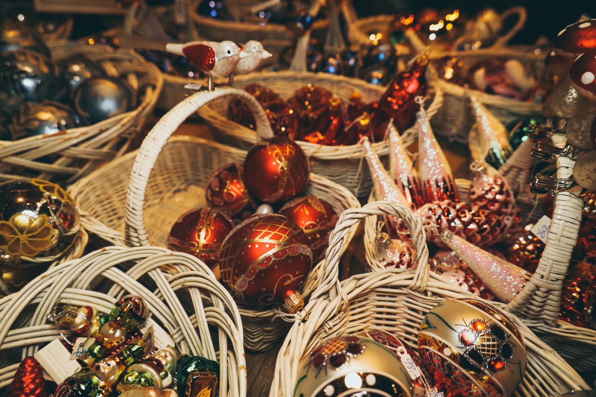 Download Christmas Ornaments Christmas Market Holiday Christmas 4k Ultra HD Wallpaper