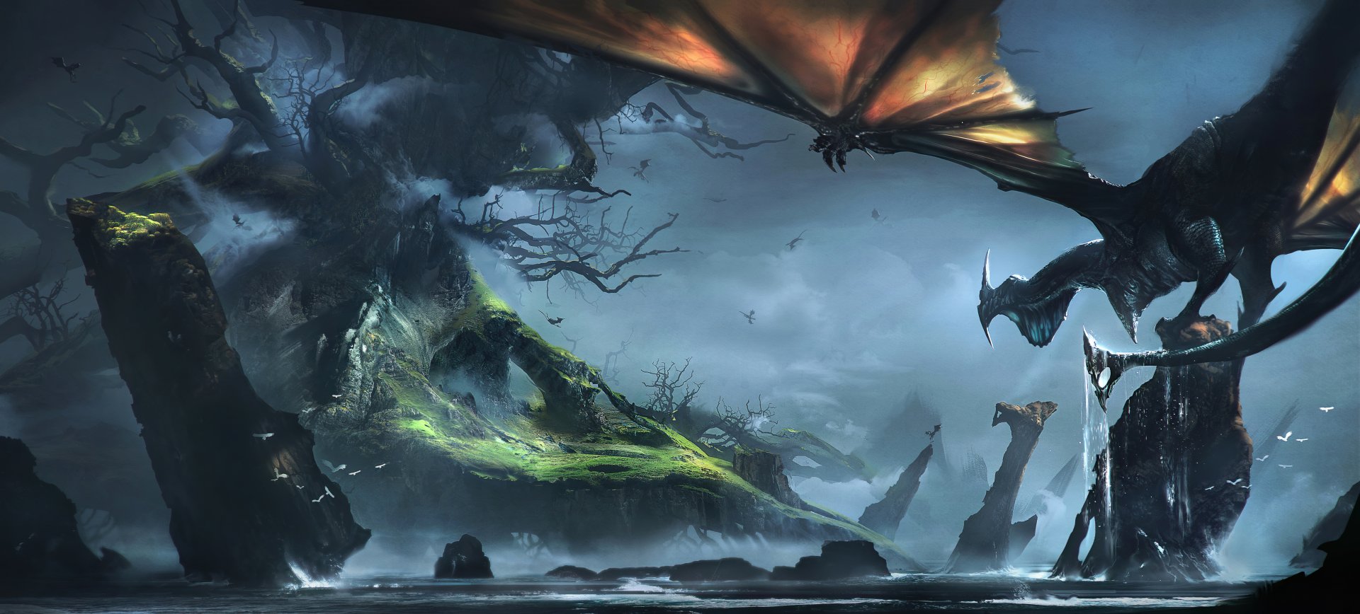 Download Fantasy Dragon 4k Ultra HD Wallpaper by Markus Brackelmann