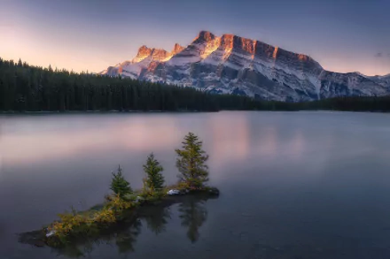 forest lake mountain canadian rockies nature banff national park HD Desktop Wallpaper | Background Image