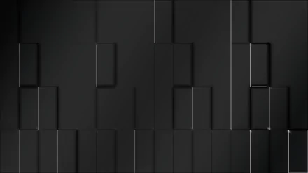  Dark 3D Shapes with White Stripes Artwork