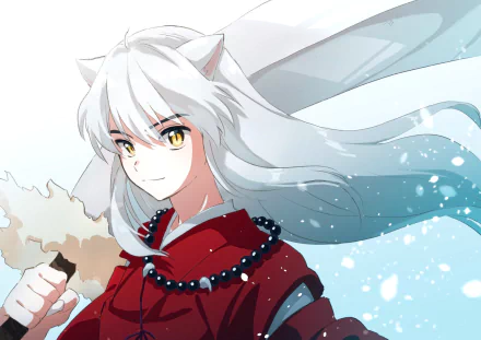 animal ears white hair Anime InuYasha HD Desktop Wallpaper | Background Image