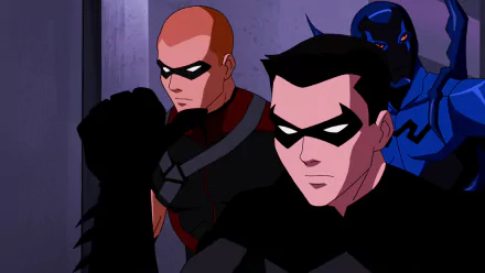 Roy Harper Arsenal (DC Comics) Blue Beetle (DC Comics) Jaime Reyes Robin (DC Comics) Tim Drake TV Show Young Justice HD Desktop Wallpaper | Background Image