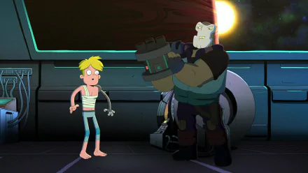 Fox (Final Space) feet blonde Gary Goodspeed TV Show Final Space HD Desktop Wallpaper | Background Image