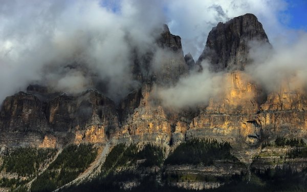 Earth Banff National Park National Park Mountain Cloud HD Wallpaper | Background Image