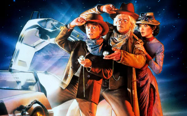 Dr. Emmett Brown Marty McFly movie Back To The Future Part III HD Desktop Wallpaper | Background Image