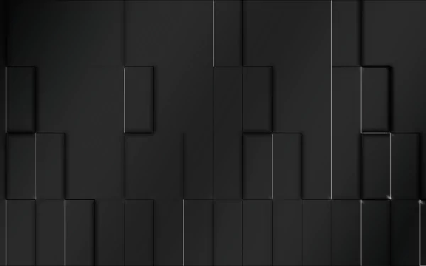  Dark 3D Shapes with White Stripes Artwork