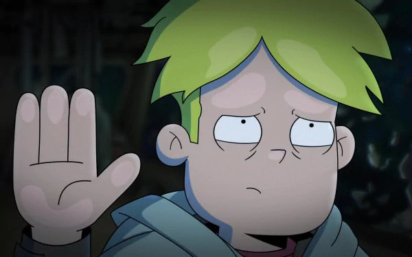blonde hand Gary Goodspeed TV Show Final Space HD Desktop Wallpaper | Background Image