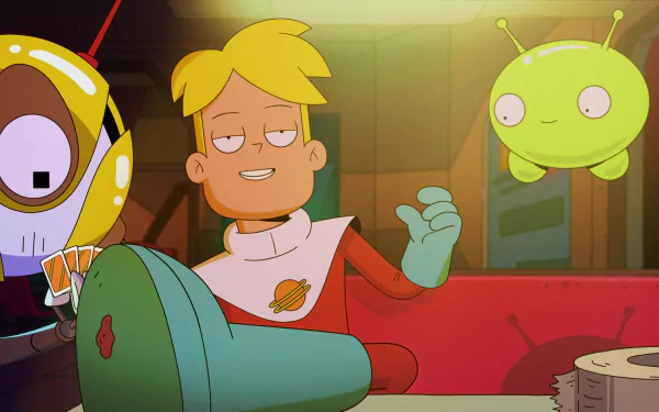 blonde Mooncake (Final Space) boots KVN (Final Space) Gary Goodspeed TV Show Final Space HD Desktop Wallpaper | Background Image