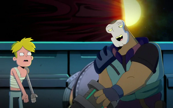 blonde Gary Goodspeed Fox (Final Space) TV Show Final Space HD Desktop Wallpaper | Background Image