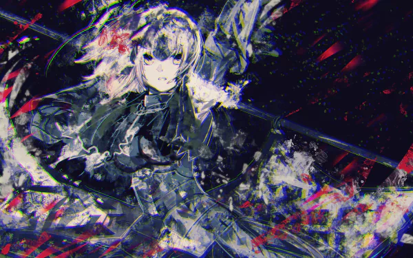 Jeanne d'Arc Alter Anime Fate/Grand Order HD Desktop Wallpaper | Background Image