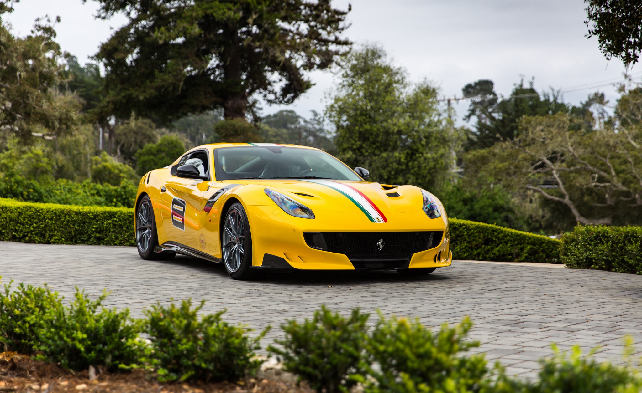 Download Supercar Yellow Car Car Ferrari Vehicle Ferrari F Berlinetta