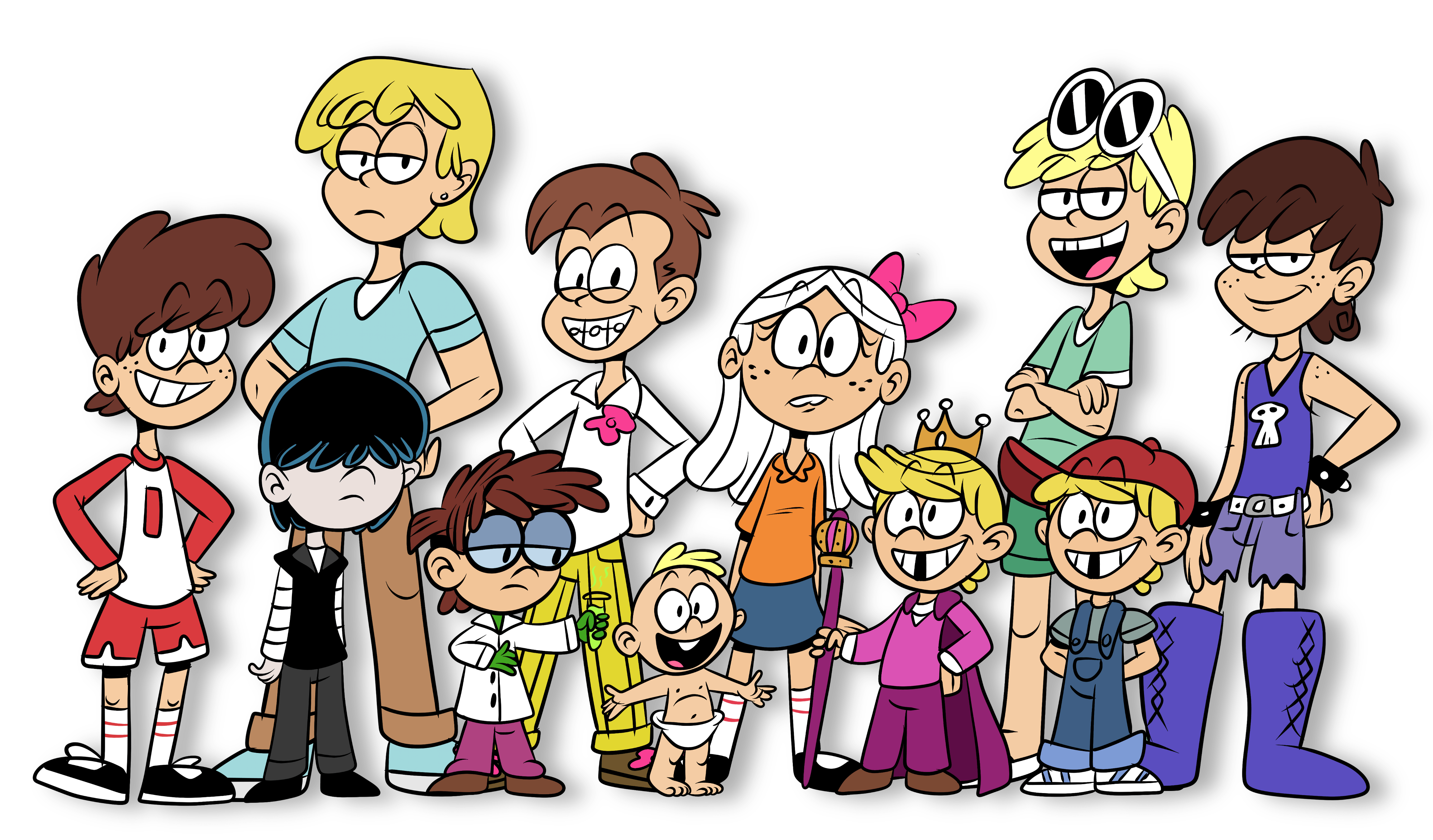 Download The Loud House Family Enjoying a Cinema Trip Wallpaper  Wallpapers com