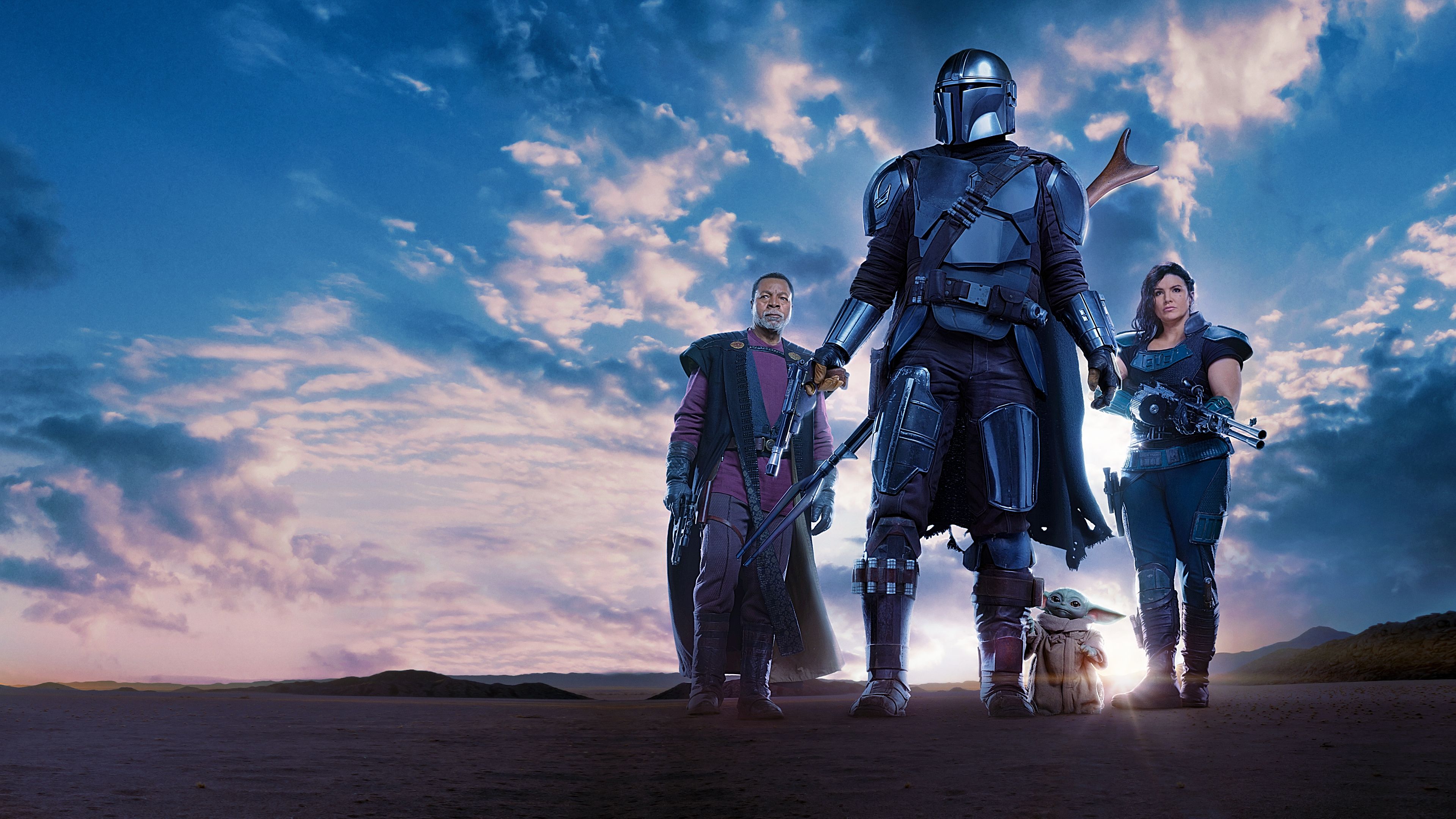 The Mandalorian and IG-11 Wallpaper 4K