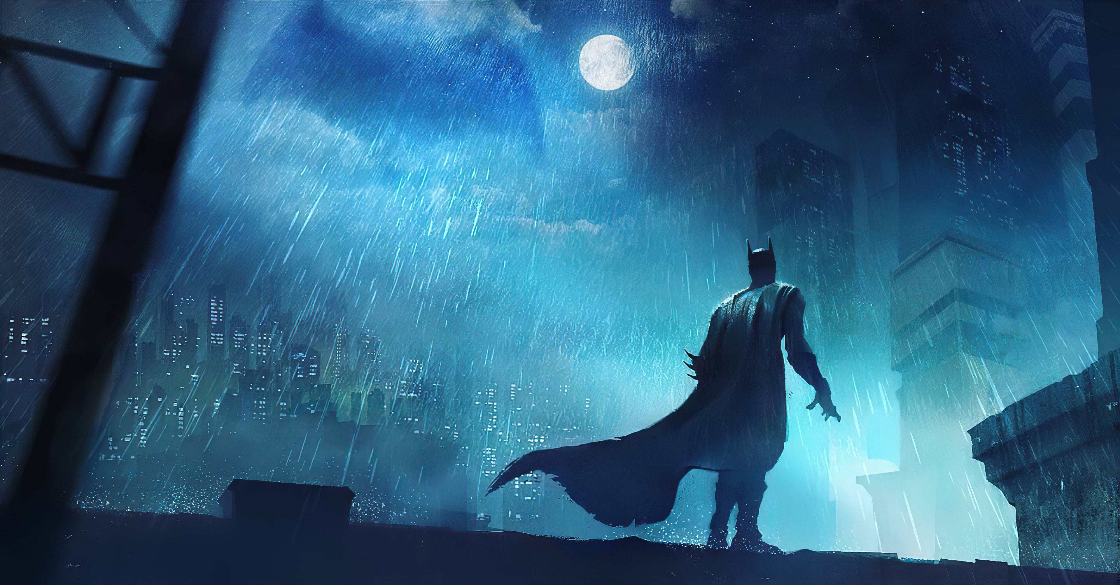 DC Comics Batman & Bats Desktop Wallpaper - Batman Wallpaper