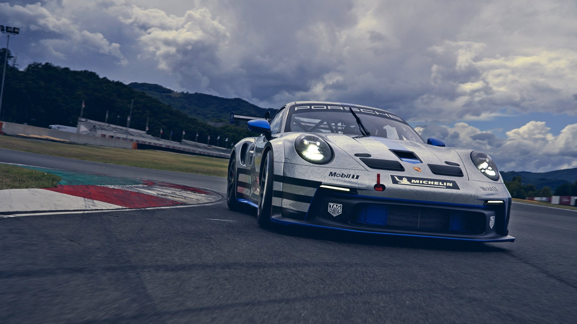 Download Silver Car Car Porsche Porsche 911 Vehicle Porsche 911 GT3 4k Ultra HD Wallpaper
