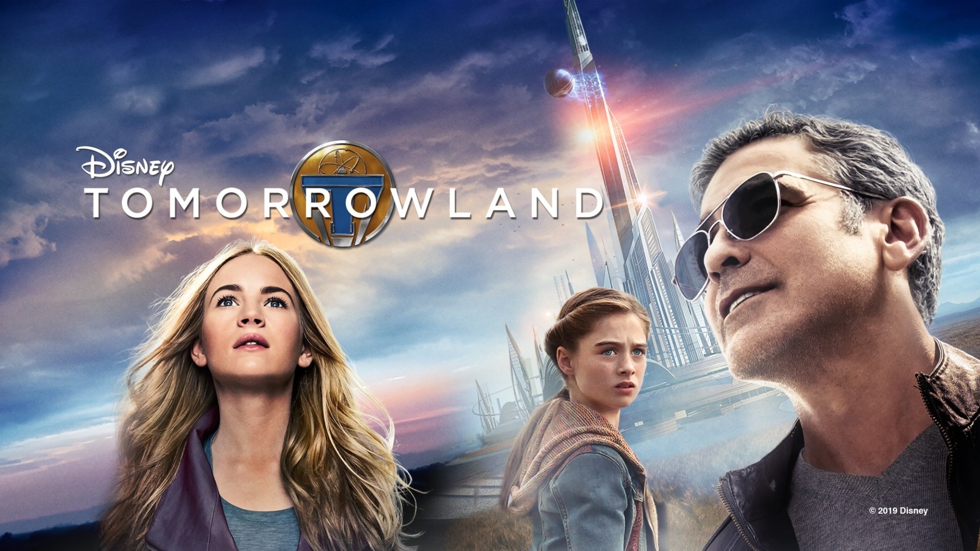 Download George Clooney Brittany Robertson Movie Tomorrowland HD Wallpaper