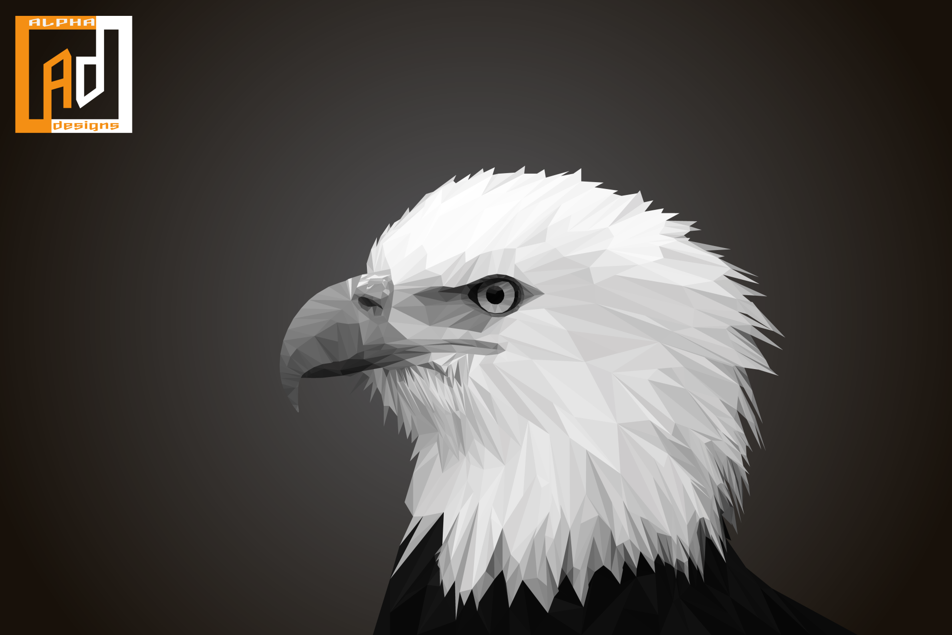 Eagle Lowpoly Illustration by mglking