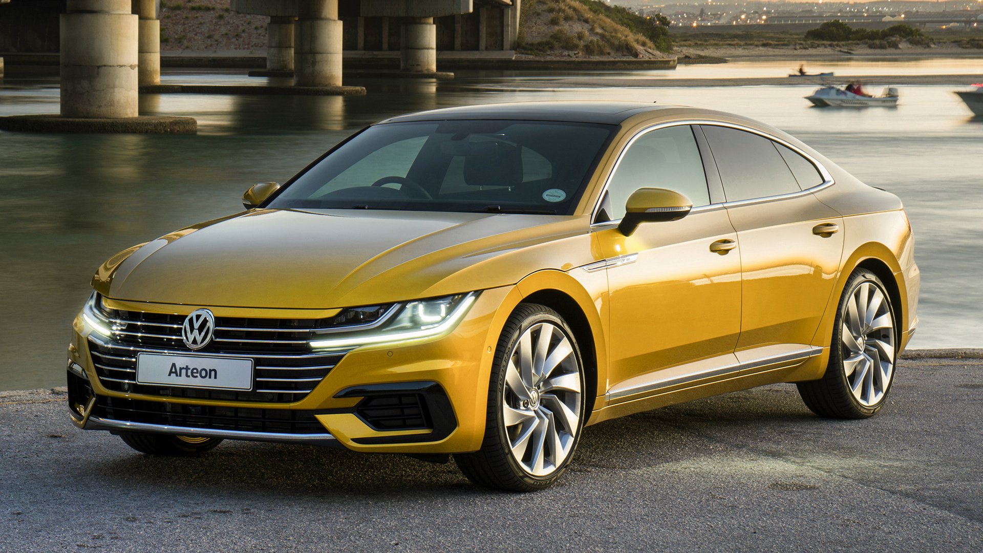 Download Car Yellow Car Fastback Vehicle Volkswagen Arteon R-Line HD ...