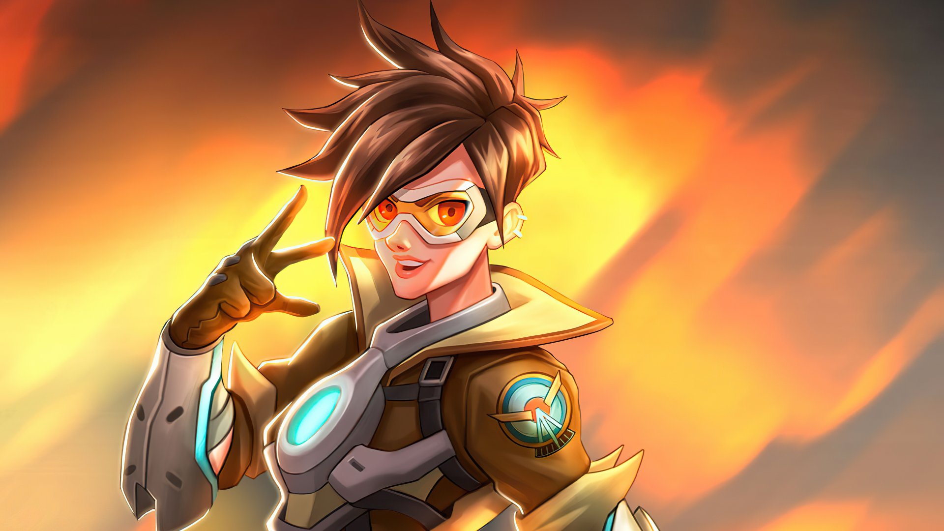 Mobile wallpaper: Overwatch, Video Game, Tracer (Overwatch), 837267  download the picture for free.