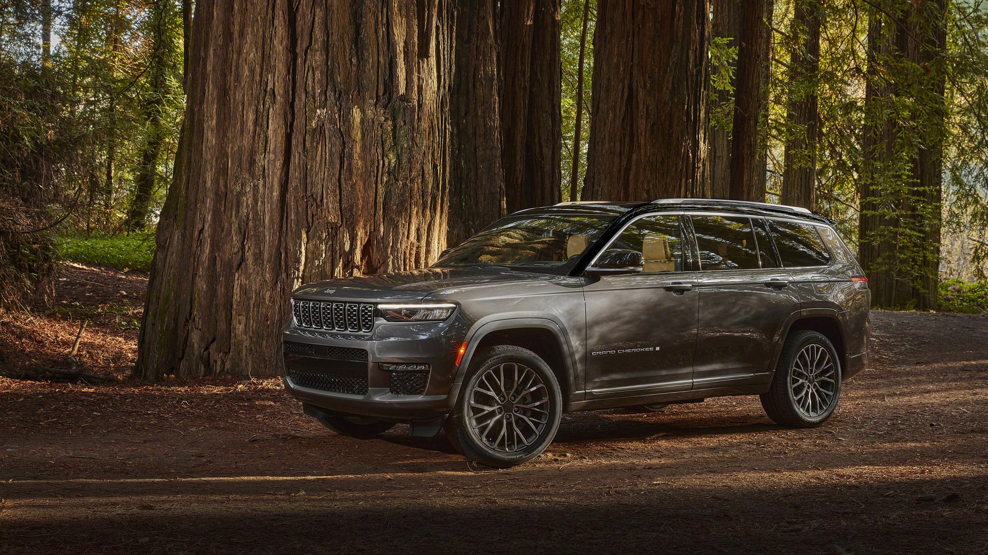 Download Silver Car SUV Car Jeep Jeep Grand Cherokee Vehicle Jeep Grand Cherokee L 4k Ultra HD Wallpaper