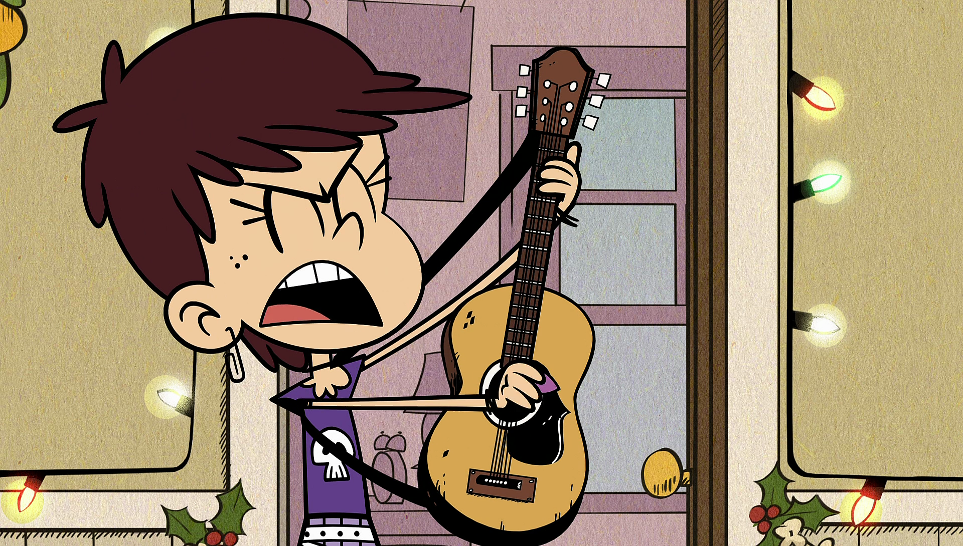 Luna Loud Rocking Out - The Loud House HD Wallpaper