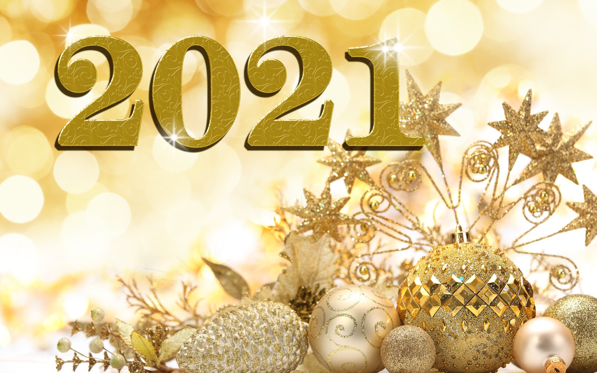 Holiday New Year 2021 HD Wallpaper