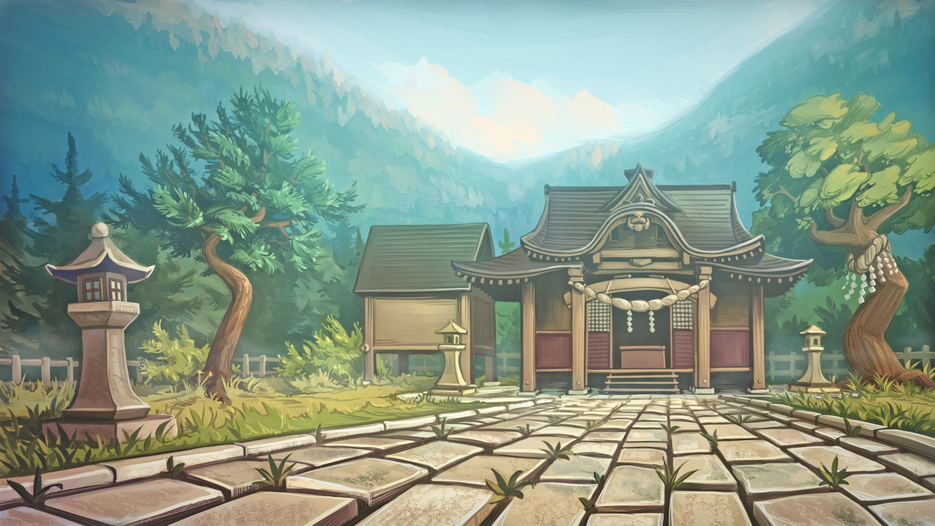 Download Scenery Anime Touhou 4k Ultra HD Wallpaper by U-Joe