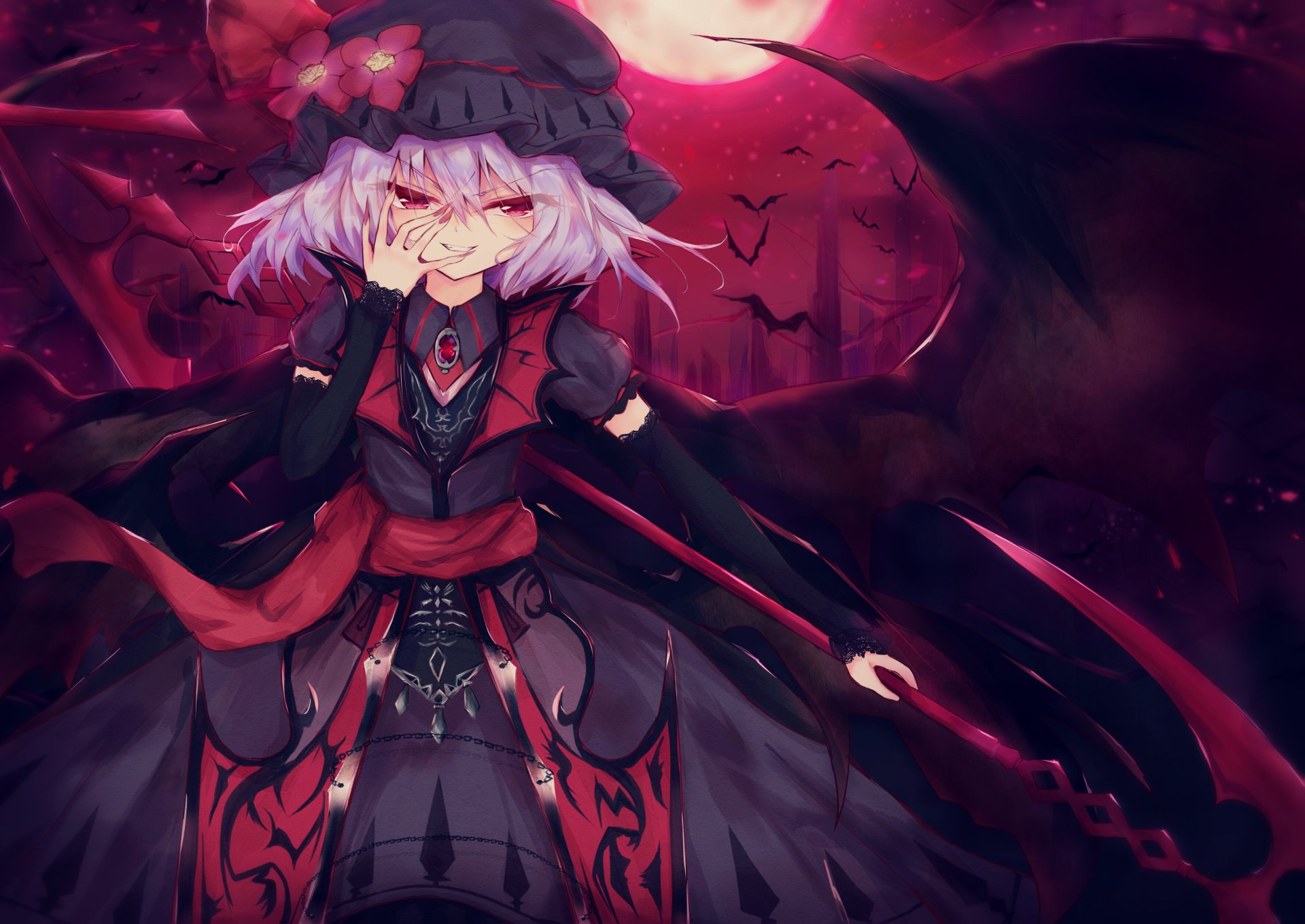 Download Remilia Scarlet Anime Touhou HD Wallpaper by 巴絵