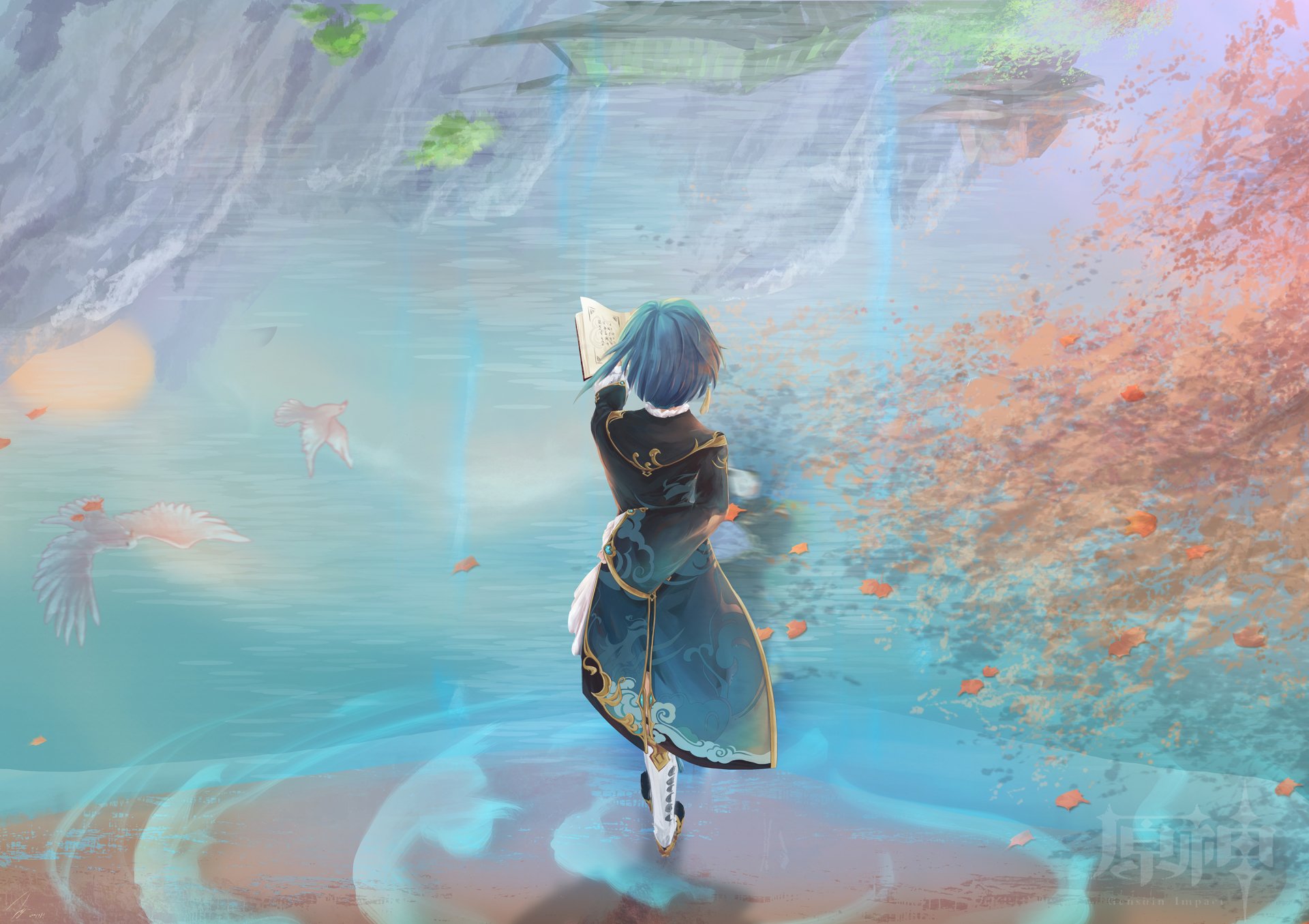 Download Xingqiu (Genshin Impact) Video Game Genshin Impact HD Wallpaper by Jiyu