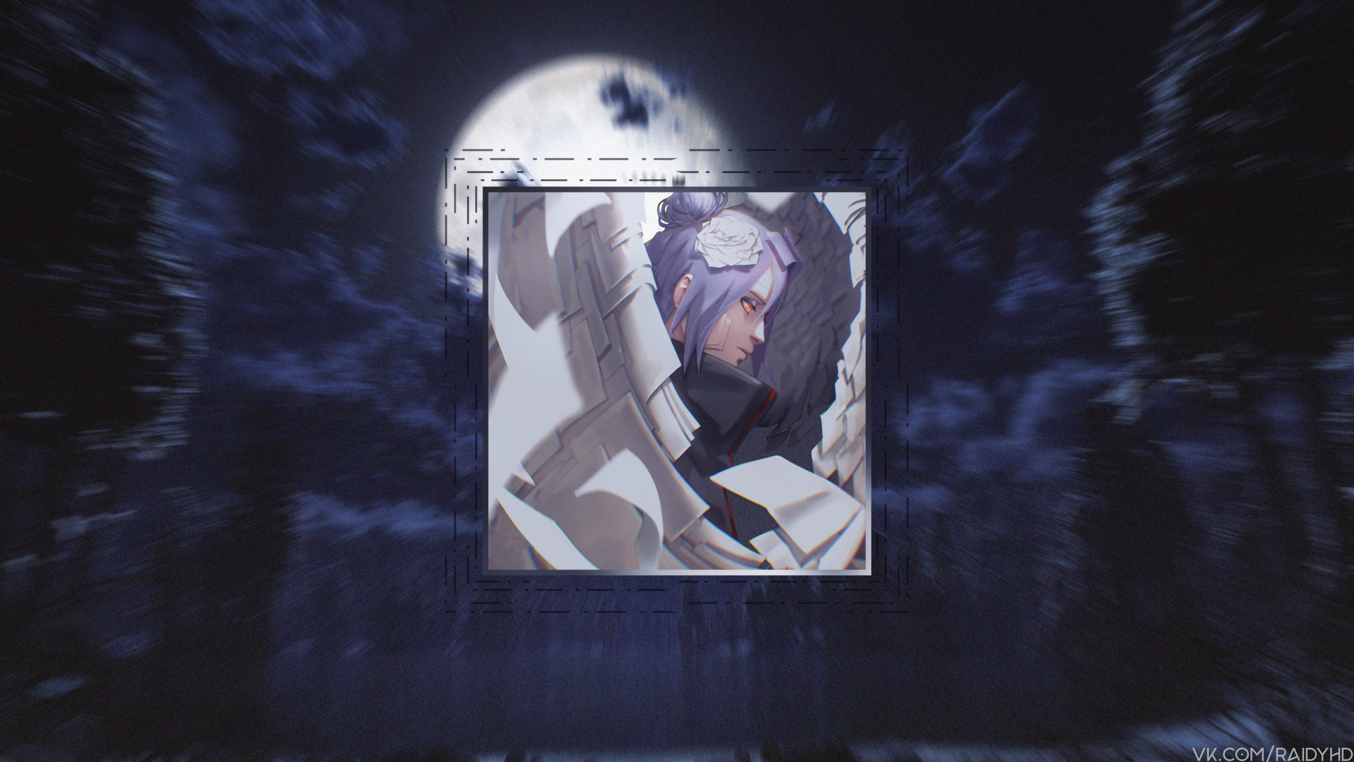 Download Konan (Naruto) Anime Naruto Picture-in-picture 4k Ultra HD Wallpaper