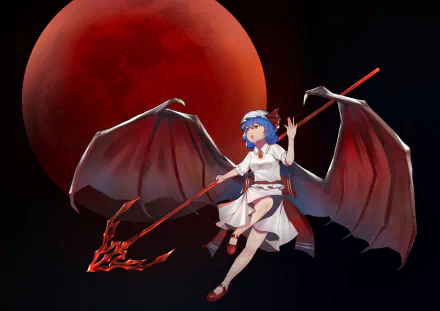 Remilia Scarlet Anime Touhou HD Desktop Wallpaper | Background Image