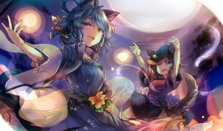 Yoshika Miyako Seiga Kaku Anime Touhou HD Desktop Wallpaper | Background Image