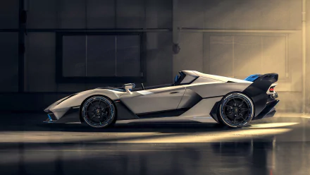 supercar white car car Lamborghini vehicle Lamborghini SC20 HD Desktop Wallpaper | Background Image