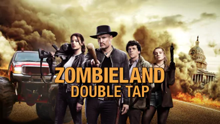Woody Harrelson Jesse Eisenberg Emma Stone Abigail Breslin movie Zombieland: Double Tap HD Desktop Wallpaper | Background Image