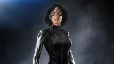 black hair cyborg Alita (Alita: Battle Angel) movie Alita: Battle Angel HD Desktop Wallpaper | Background Image