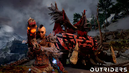 Outriders video game HD Desktop Wallpaper | Background Image