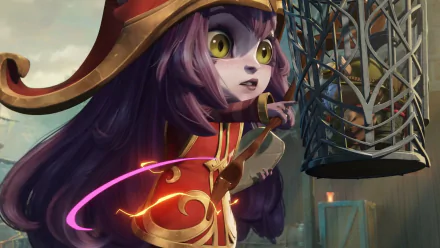 Lulu (League Of Legends) video game Legends of Runeterra HD Desktop Wallpaper | Background Image