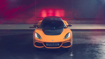supercar orange car car Lotus Exige Sport 390 vehicle Lotus Exige HD Desktop Wallpaper | Background Image