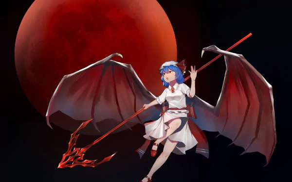 Remilia Scarlet Anime Touhou HD Desktop Wallpaper | Background Image