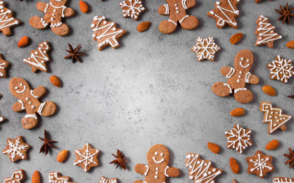 gingerbread food cookie HD Desktop Wallpaper | Background Image