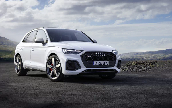 SUV white car car Audi vehicle Audi SQ5 HD Desktop Wallpaper | Background Image
