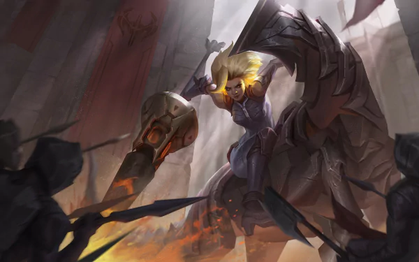 Rell (League Of Legends) video game League Of Legends HD Desktop Wallpaper | Background Image