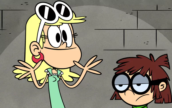 HD desktop wallpaper from The Loud House featuring characters in an animated scene.